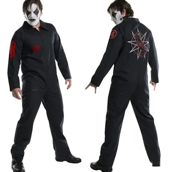 Band Slipknot Cosplay Kostym Lös Jumpsuit Halloween L> Dräkter