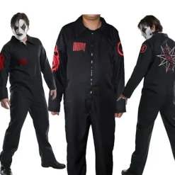 Band Slipknot Cosplay Kostym Lös Jumpsuit Halloween L> Dräkter