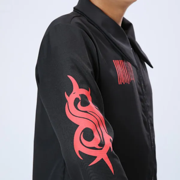 Band Slipknot Cosplay Kostym Lös Jumpsuit Halloween L> Dräkter