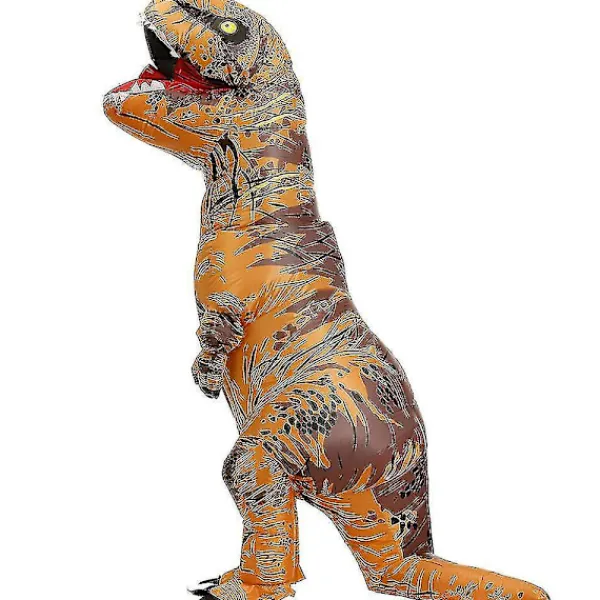 Barn & Vuxen Dinosaur Uppblåsbar Cosplay Kostym T-rex Anime Tecknad Festklänning Kostymer Halloween Kostym> Dräkter