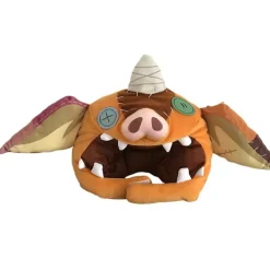 DAO Barn & Vuxna BOTW Bokoblin Mask TOTK Link Gris Plysch Helhuva Huva Mask Hatt [Db]> Huvudbonader