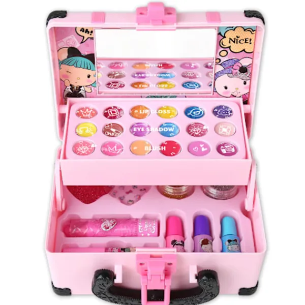 Holocky Barn sminkleksaker Flickor Real Makeup Kit> Smink