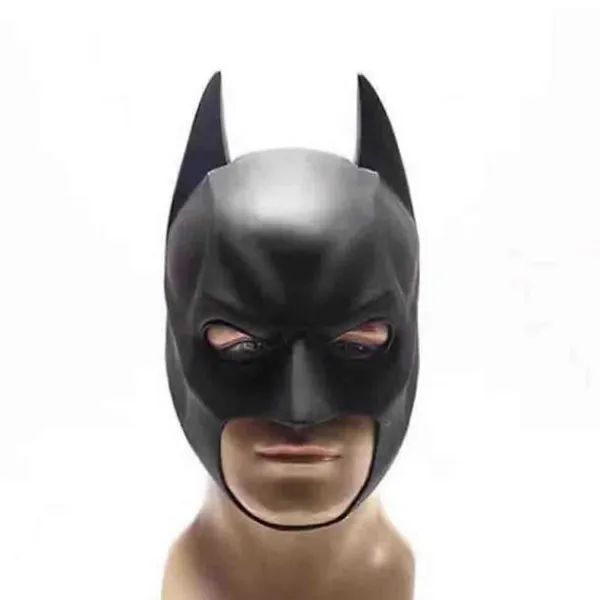 Batman Full Mask Med Huva The Dark Knight Rises Latexhjälm Vuxen Cosplay Rekvisita> Masker