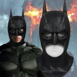Batman Mask, Batman Kostym Halloween Karneval Maskerad Vuxen><noscript><img width=
