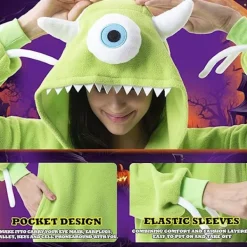 Beauty Shine Unisex Vuxen Onesie Heldräkt Pyjamas Cosplay Tecknad Kostym Halloween Jul Sovkläder Jumpsuit S 145-158cm><noscript><img width=