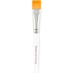 SNAZAROO Borste - borstsats - 1192040 - MEDIUM FLAT BRUSH-YEL, gul> Smink