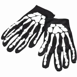Bristol Novelty Unisex Vuxen Skelett Handskar En Storlek Svart/Vit One Size> Tillbehör