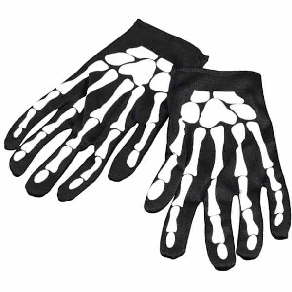 Bristol Novelty Unisex Vuxen Skelett Handskar En Storlek Svart/Vit One Size> Tillbehör