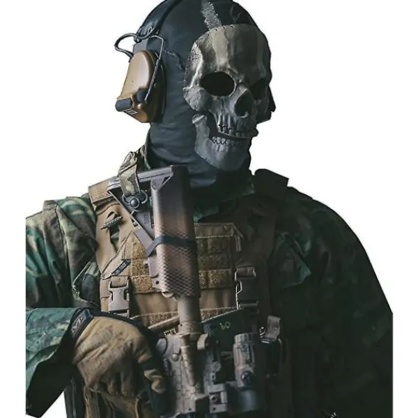 Call Of Duty Ghost Skull Mask Full Face Unisex för krigsspel SQBB> Dräkter