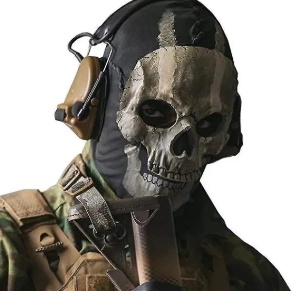 Call Of Duty Ghost Skull Mask Full Face Unisex för krigsspel SQBB> Dräkter