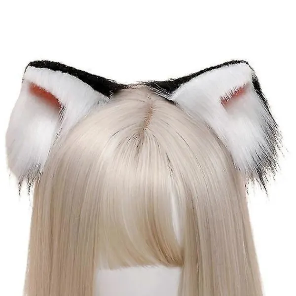 Charmiga hårspännen med fluffiga rävöron> Huvudbonader