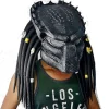Chdz Predator Hjälm Replik Mask Latex Mask Halloween Cosplay Kostym Rekvisita Latex> Huvudbonader