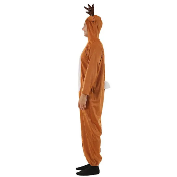 LAIQIANKUI Christmas Moose One-piece Par Rolig Party Scen Kostym Bar Mall Rendräkt ChildM> Dräkter
