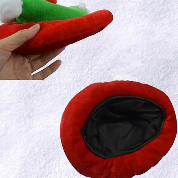 Christmas Novelty Party Hattar Juldekorationer Clown Hat Party Elf Hat För Julfest> Huvudbonader
