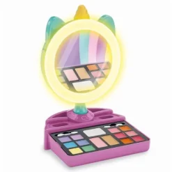 CLEMENTONI - Unicorn sminkspegel - Ljusring - Smink och hår- och nagelaccessoarer - Från 7 år Flerfärgad> Smink