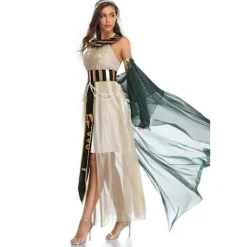 Holocky Cleopatra-kostym för kvinnor, Farao-kostym för män XL><noscript><img width=