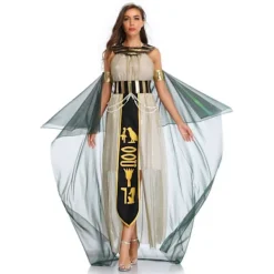 Holocky Cleopatra-kostym för kvinnor, Farao-kostym för män XL><noscript><img width=