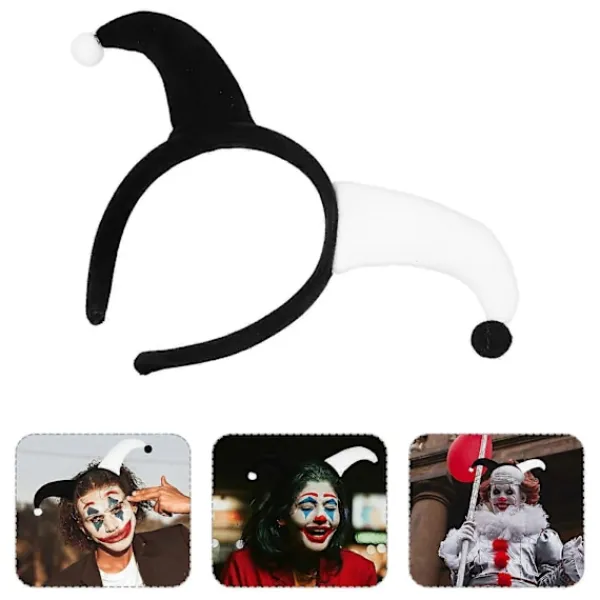 Clown Huvudband Clown Hårband Halloween Hårdekoration Litet Halloween Hårband> Huvudbonader