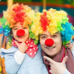 SuperDeals Clown Peruk – Färgglada Peruk för Utklädnad och Event> Peruker