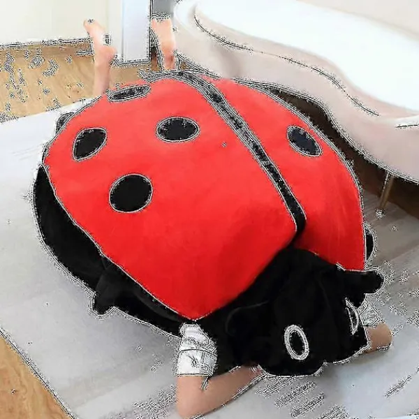 BraVärde 100cm Bärbara Insekts Plyschleksaker Nyckelpiga Fylld Kudde Rolig Fest Cosplay Docka Fylld Mjuk Plysch Sovkudde Barn Gåvor-lingling}> Dräkter