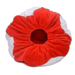 19*30cm Paddhatt Grön och Röd Het Tecknad Cosplay Hatt Söt Mjuk Fylld Bomullshatt För Vänner Present Red><noscript><img width=