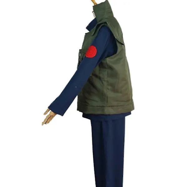 Cosplay Festdräkt Naruto Anime Hatake Kakashi Väst Jacka+toppar+byxor Set Outfits Set Vuxna Presenter L> Dräkter