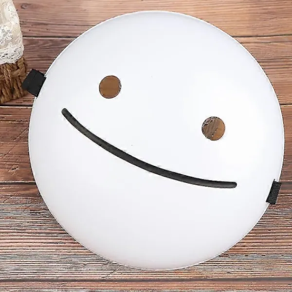 FMYSJ Cosplay Halloweenmasker Drömmasker Cartoon Anime Vit Leende Masker Hjälm (FMY)> Masker