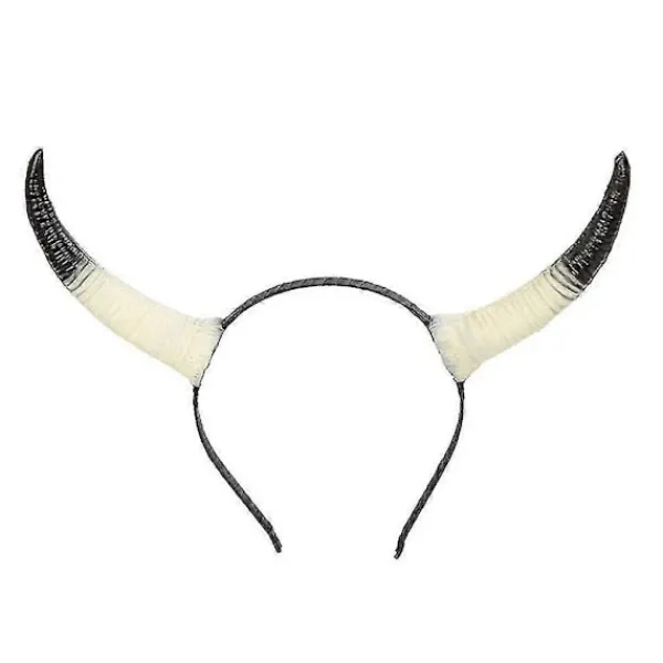Cosplay Horns Hårband Djävulshorn Hårringar Rekvisita Cosplay Party Tillbehör 2025:e> Huvudbonader