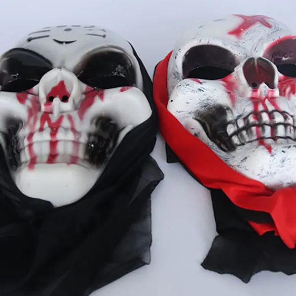 HEET Cosplay Kostymer Skräck Ghost Cosplay Mask för The Face Headwea F> Masker
