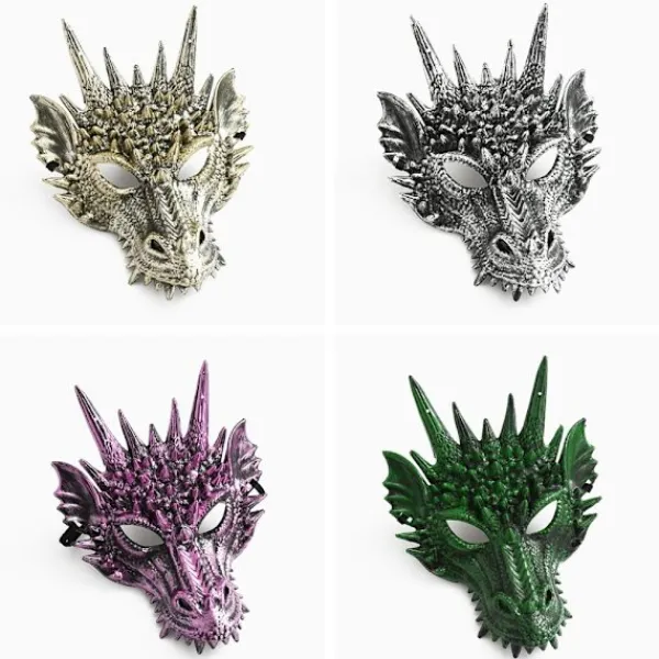 Cosplay Mask Mask Rekvisita VIT> Masker