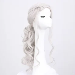 ##/Cosplay peruk för kvinnor, Daenerys peruk lång blond lockig Kha##/><noscript><img width=