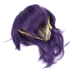 Cosplay peruk för män Kort Anime Cosplay Fashionabla festdräkt Syntethår Peruk Lila><noscript><img width=