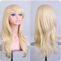 Otego Cosplay Peruk inkl. peruknät & löshårskam Rosa><noscript><img width=