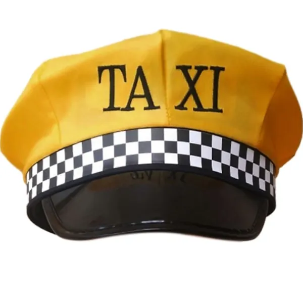 Cosplay Taxichaufför Hatt för Kvinnlig Taxichaufför Keps Möhippa Kostym Stor Brätte Uniform Keps Rollspel Huvudbonad> Huvudbonader