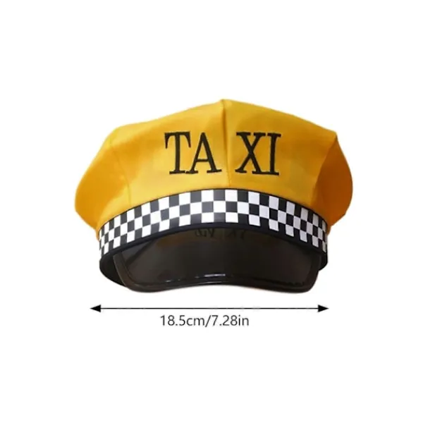 Cosplay Taxichaufför Hatt för Kvinnlig Taxichaufför Keps Möhippa Kostym Stor Brätte Uniform Keps Rollspel Huvudbonad> Huvudbonader