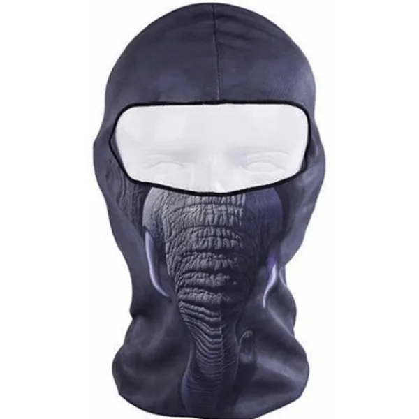 3D Djur Utomhus Fest Cykling Skidhatt Mask Mössa, Lejon> Huvudbonader