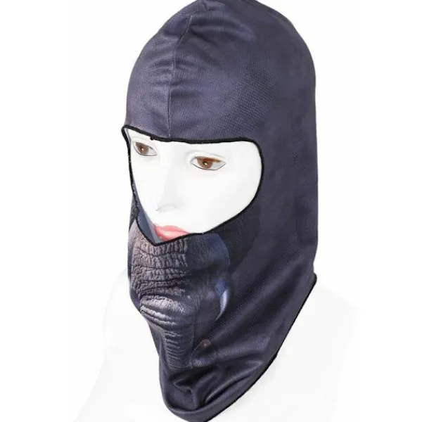 3D Djur Utomhus Fest Cykling Skidhatt Mask Mössa, Lejon> Huvudbonader