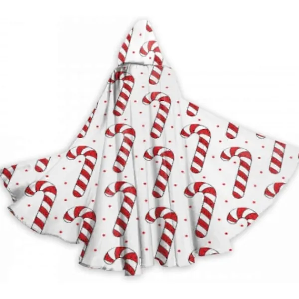 D479 Julgranskarameller Kappa Mantel Män Flickor Klänning Kappa Mantel 150cm För Jul Halloween Cosplay Kostymer HYG479> Dräkter