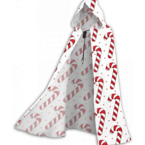 D479 Julgranskarameller Kappa Mantel Män Flickor Klänning Kappa Mantel 150cm För Jul Halloween Cosplay Kostymer HYG479> Dräkter