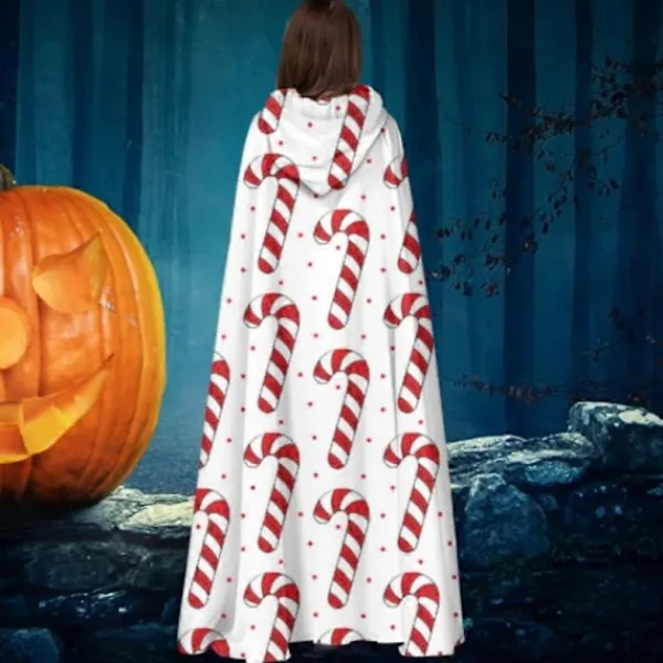 D479 Julgranskarameller Kappa Mantel Män Flickor Klänning Kappa Mantel 150cm För Jul Halloween Cosplay Kostymer HYG479> Dräkter