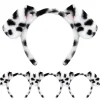 Dalmatiner Hundöron Hårband 4-Pack - Fluffiga Valpöron för Barn & Vuxna> Huvudbonader