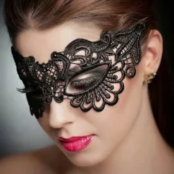 unbranded Dammask med spets, venetiansk maskeradboll, sexig venetiansk maskeradkarnevalfestboll ansiktsmaskeradmask> Masker