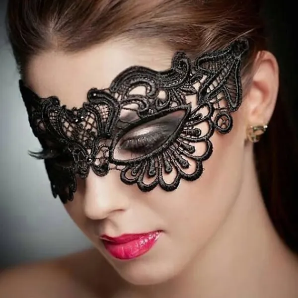unbranded Dammask med spets, venetiansk maskeradboll, sexig venetiansk maskeradkarnevalfestboll ansiktsmaskeradmask> Masker