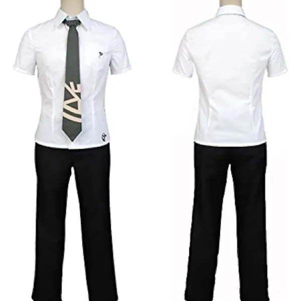 Danganronpa Hinata Hajime Anime Cosplay set Halloween kostymer för män Japansk karneval Performance Prop L kostymset XL> Dräkter