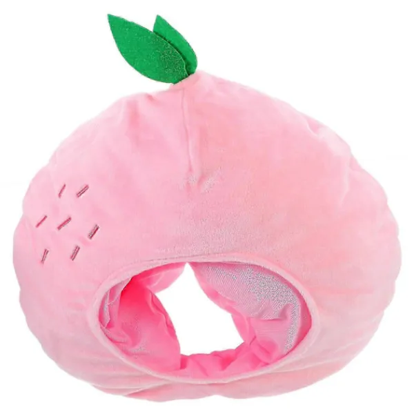 Dansande Frukt Partyhatt Persikoformad Frukthatt Maskerad Party Vuxen Rosa 39.00X36.00X8.00CM 1st Foto Prop 39.00X36.00X8.00CM> Huvudbonader