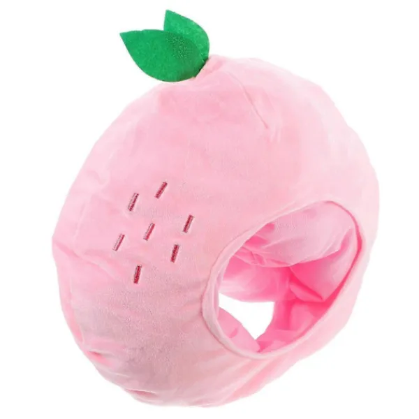 Dansande Frukt Partyhatt Persikoformad Frukthatt Maskerad Party Vuxen Rosa 39.00X36.00X8.00CM 1st Foto Prop 39.00X36.00X8.00CM> Huvudbonader