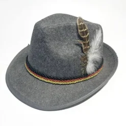 Dekorativa fjäderhattar, Western mountainhattar, Oktoberfesthat, bayerska kostymklänningar, cosplayhattar No,> Huvudbonader