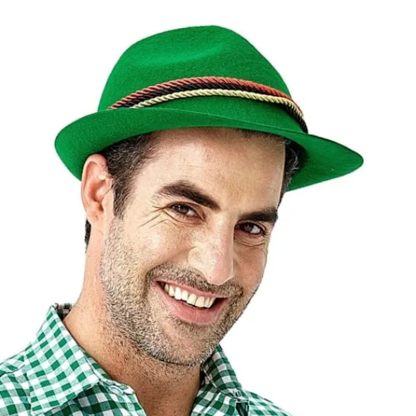 Dekorativa fjäderhattar, Western mountainhattar, Oktoberfesthat, bayerska kostymklänningar, cosplayhattar No,> Huvudbonader