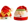 ATELA 2-delad julhatt - julhatt för vuxna och barn (Golden Wood + Jultomten)> Tillbehör
