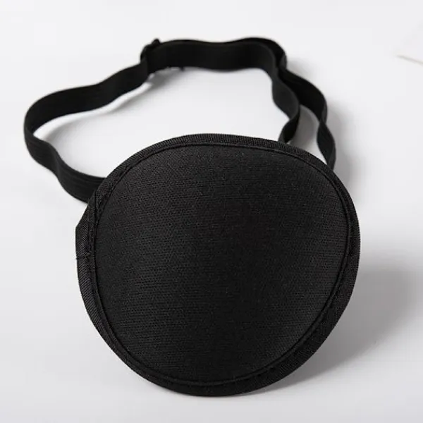 3-delad justerbar mjuk och bekväm piratögonmask för barn och vuxna, enkel ögonmask för amblyopi och lata öga> Masker